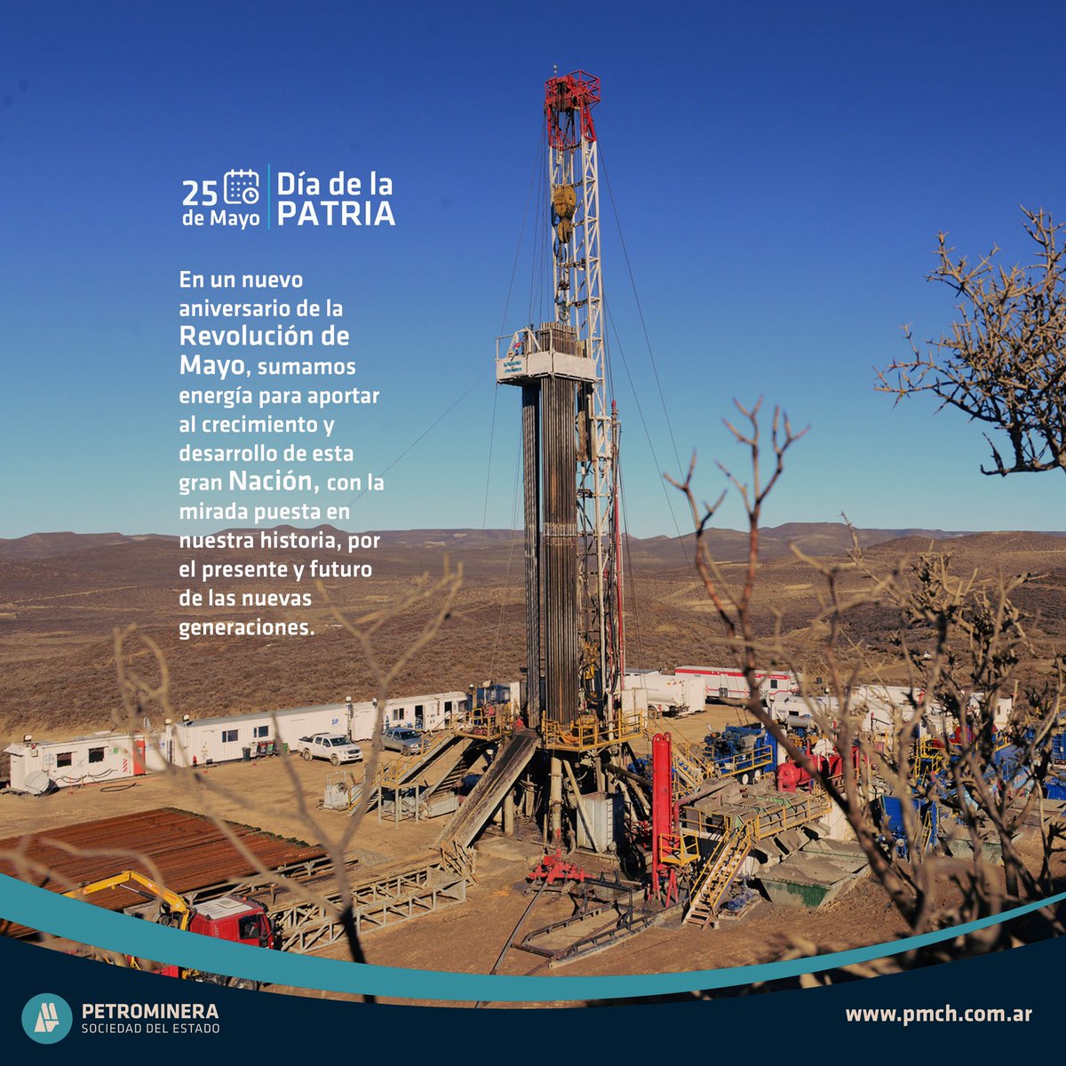 #25deMayo #DiadelaPatria
En un nuevo aniversario de la
Revolución de Mayo, sumamos energía para aportar al crecimiento y desarrollo de esta gran Nación, con la mirada puesta en nuestra historia, por el presente y futuro de las nuevas generaciones.