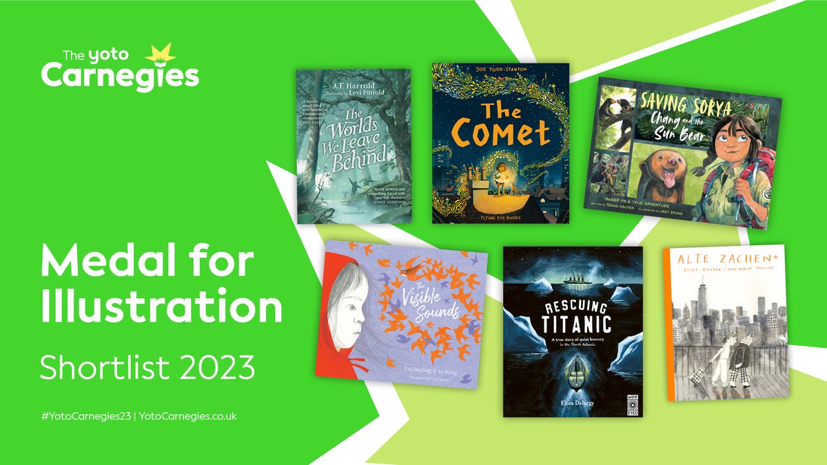 Schools! We're giving you the chance to win all six beautiful books on the Yoto Carnegie Medal for Illustration shortlist... but not for much longer! Our competition closes tonight so make sure you've entered here: booktrust.org.uk/books-and-read…