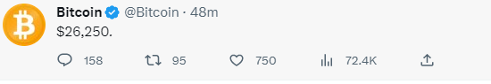 AmazonVA786's tweet photo. @Bitcoin go up $26,250 https://t.co/SqxxP6y6nW