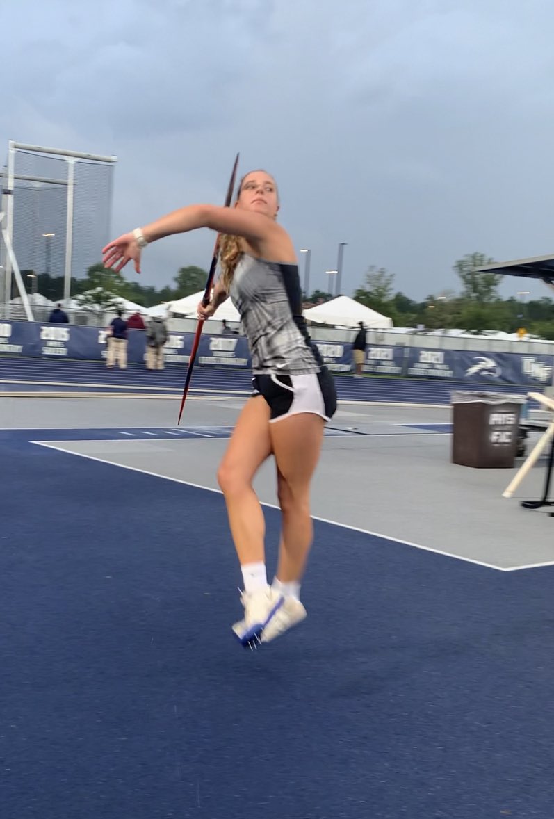Here we go!!!!

👩🏻: Brylee Tereska (Freshman)
🤷🏻‍♀️: NCAA East Prelim (Javelin)
📍: Jacksonville, FL (U of North Florida)
⏰: Today @ 1:30 PM

Live Results: flashresults.ncaa.com/Outdoor/2023/F…

#BisonThrows #rayBucknell 🧡💙