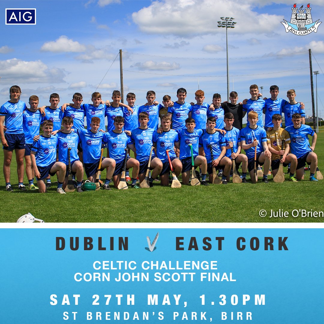DubGAAOfficial's tweet image. Good luck to our U17 Celtic Challenge hurlers, who face East Cork in the Corn John Scott Final this Saturday in Birr 👕

More info ➡️ bit.ly/3MVdyeV

#UpTheDubs