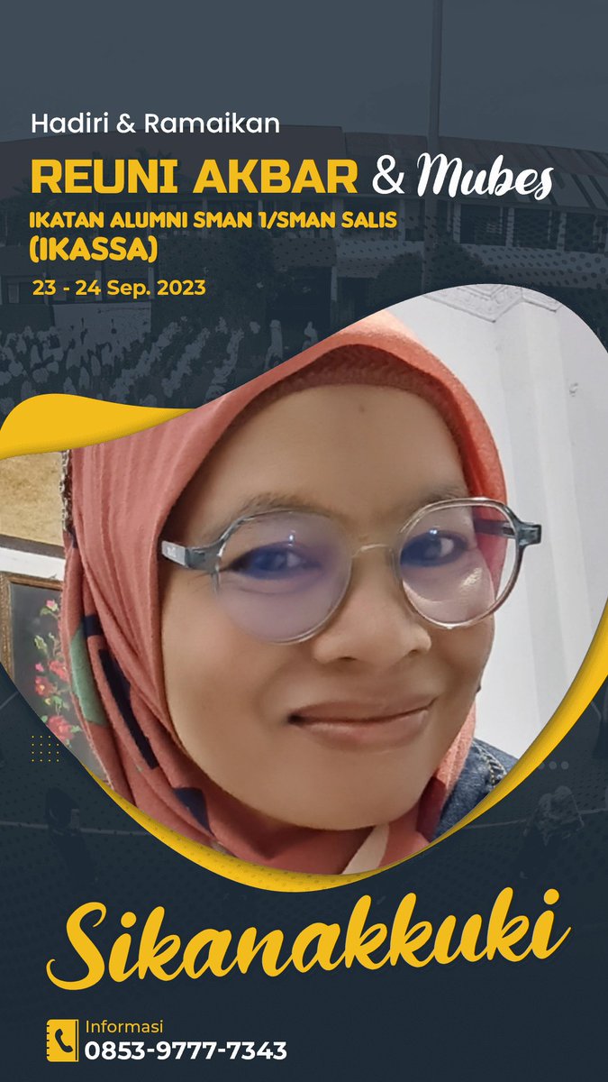 AmbarUsmi's tweet photo. Yukkk Alumni Salis / SMAN 1 Sunggiminasa
#ReuniAkbar
#Mubes https://t.co/LeMcLkTK4H