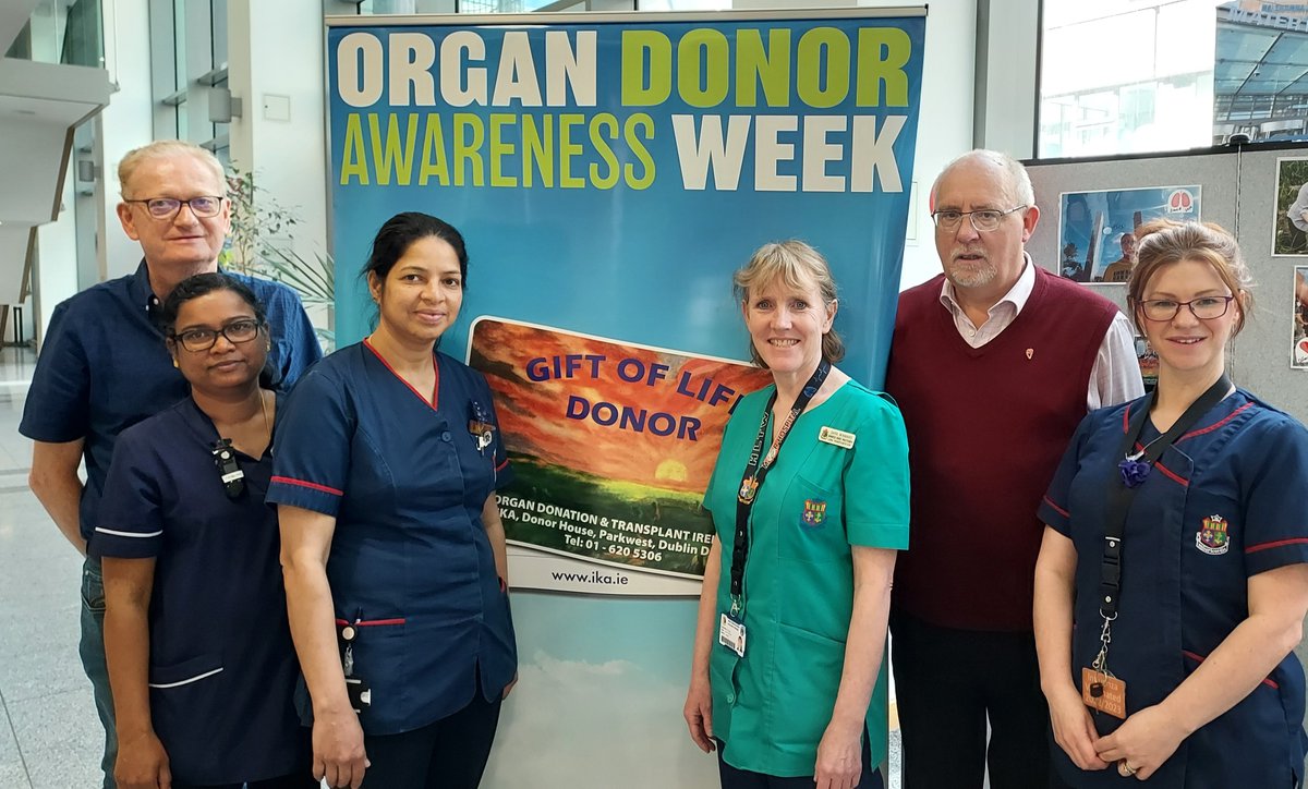 Organ Donor Awareness week was in full swing @MaterDublin this morning. The team were providing free organ donor cards & answering queries. Don't forget #LeaveNoDoubt and #ShareYourWishes. #Donorweek23 @MaterNursing @Matersurgery @MaterTrauma