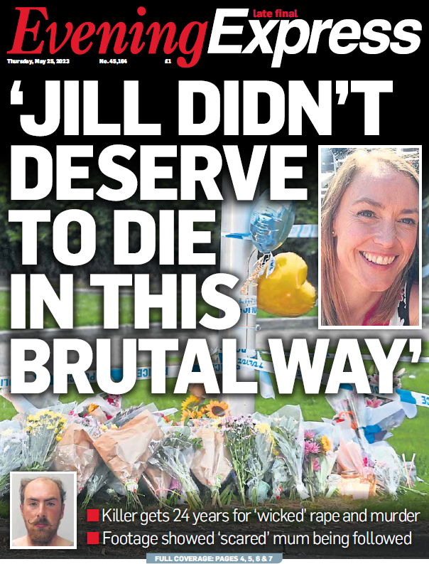 A truly horrific crime which shocked people across the north-east. Today's front pages from the <a href="/pressjournal/">The Press and Journal</a> and <a href="/EveningExpress/">Evening Express</a>