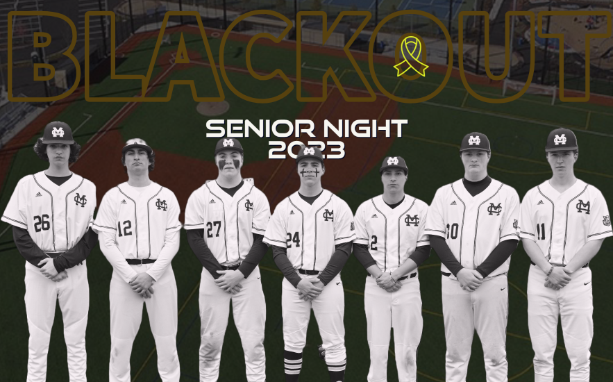 Be sure to join us tonight as we recognize our @maldencatholic Baseball Seniors @ 6:15pm followed by first pitch vs Billerica @ 6:30pm on Rotondi Field. This is also the team's Blackout Childhood Cancer Game and they will be raising funds with concessions and raffles.  #plusultra