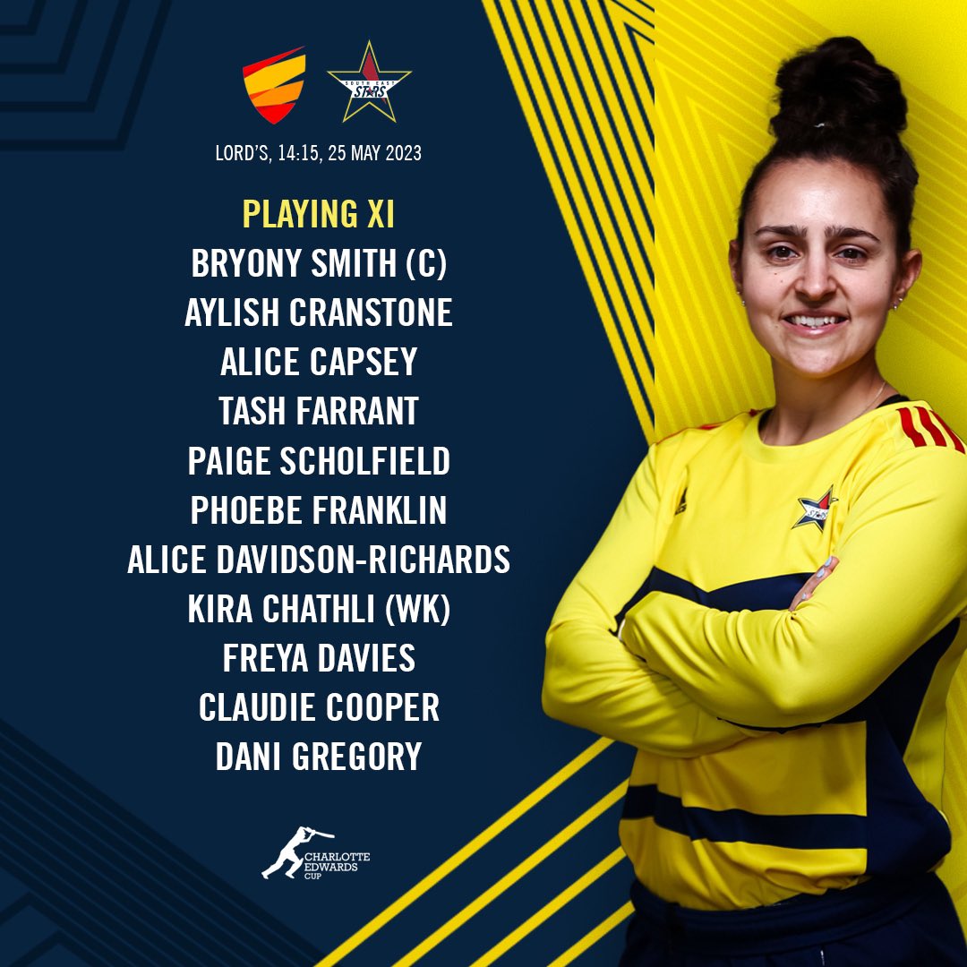 🌟| TOSS NEWS

Sunrisers won the toss and elected to bat!

A Lords debut for <a href="/ClaudieCooper18/">Claudie Cooper</a> 🤩 as Aylish Cranstone and Alice Capsey return to the XI!