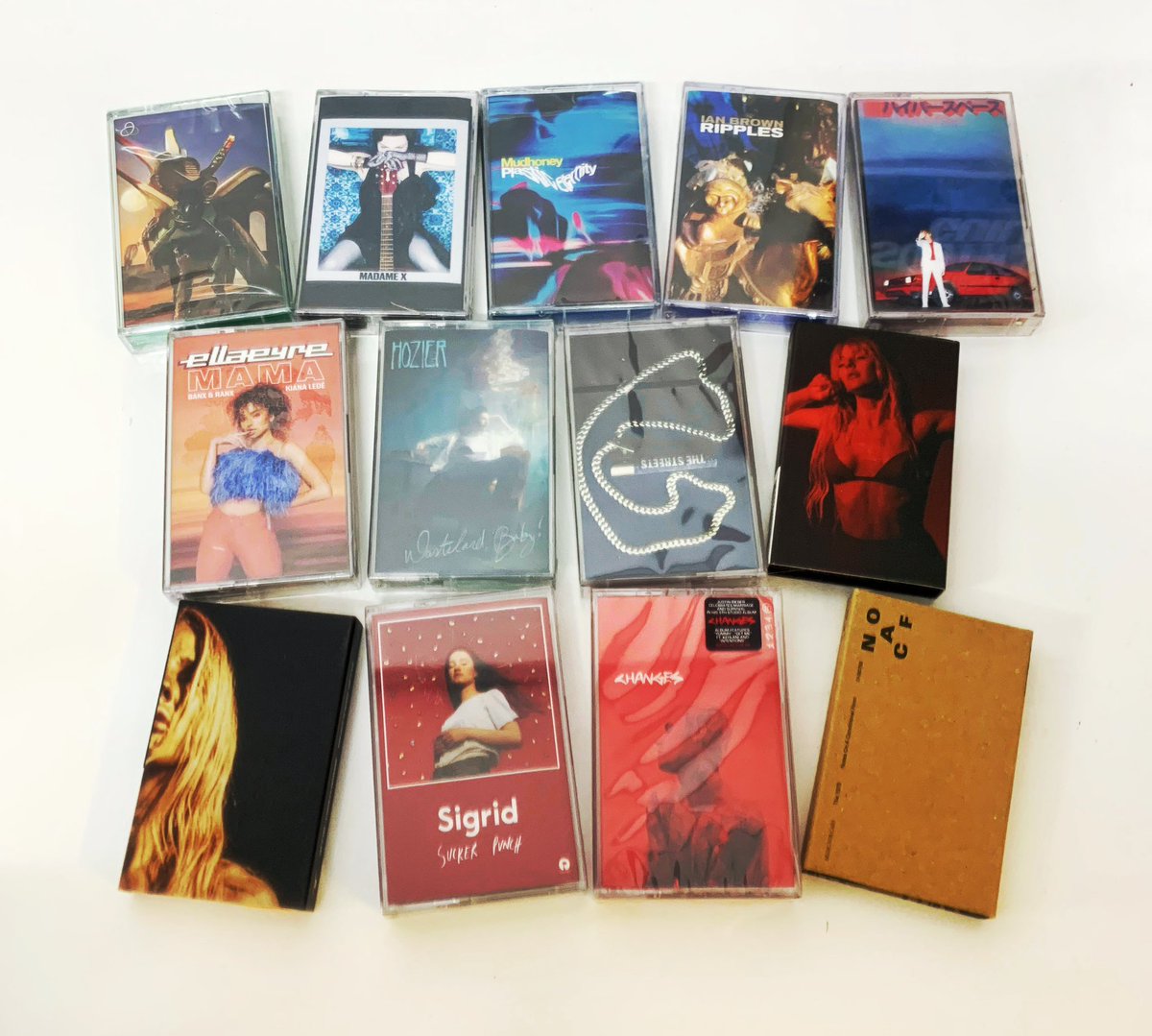 Cassette sales in the UK are at a 20-year high, we have lots of great titles on the much-loved format - and at some awesome, discounted prices!#cassette #cassettes #cassettetapes #madonna #beck #sigrid #elliegoulding #the1975 #ellaeyre #thestreets #ianbrown #hozier #justinbieber