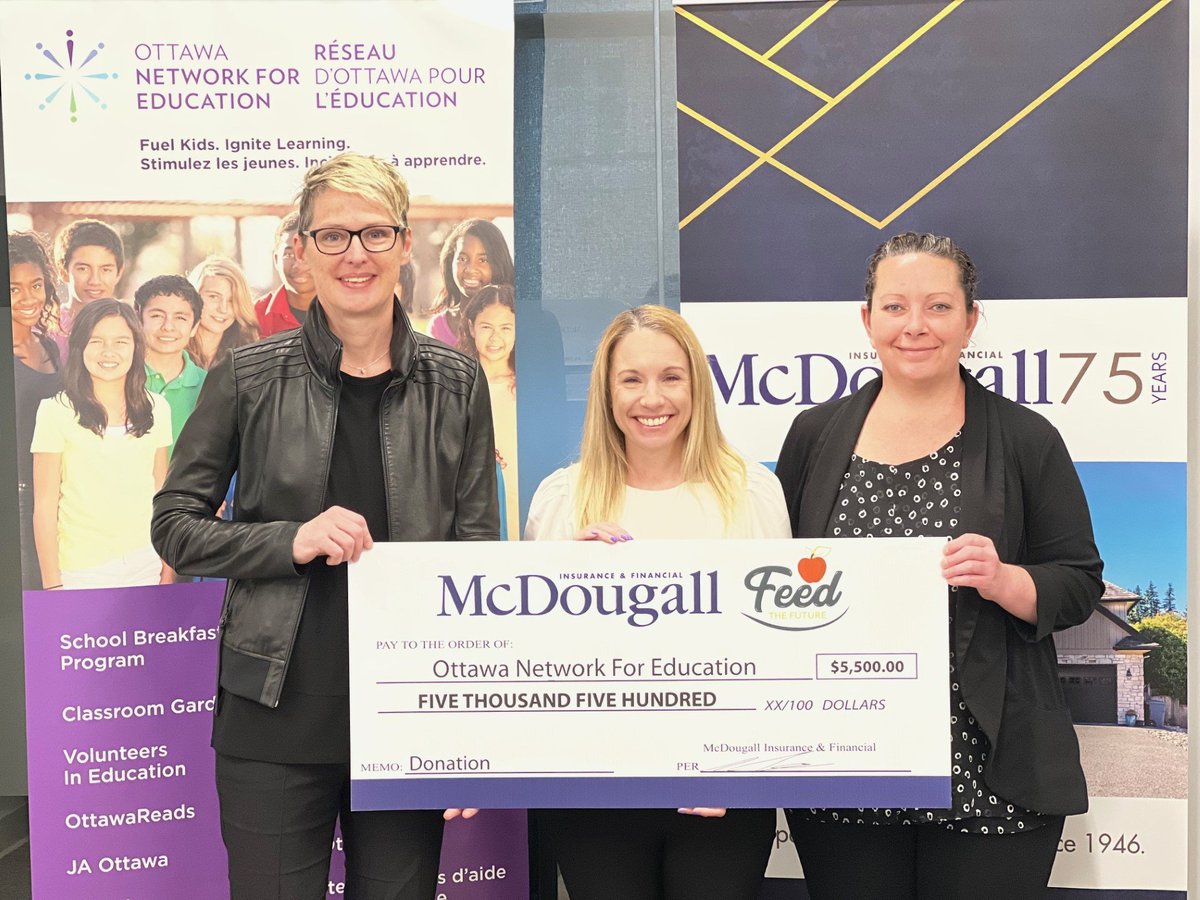 ONFE_ROPE's tweet photo. Thank you to the caring people at @mcdougallins who partner with local organizations across Ontario to support #SchoolBreakfastPrograms. In #Ottawa, Candace & Theresa also volunteer at a local school to help prepare and serve nutritious meals to local children and youth.๐ โจ https://t.co/8wnygpcbAZ