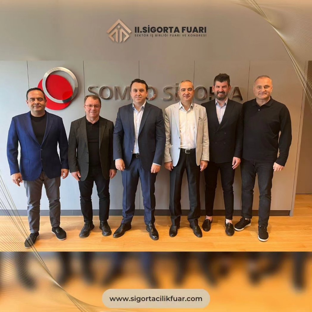 Sigorta Fuarı ve Kongresi istişaresi için Sompo Sigorta Genel Müdürü Sn. Fahri Uğur, Genel Müdür Yardımcısı Sn. Hasan Bayata, Sn. Onat Dalas’ı  Türk Nippon Sigorta Genel Müdürü Sn. Baturalp Pamukçu, Genel Müdür Yardımcısı Sn. Yasemin Özel'i ziyaret ettik.