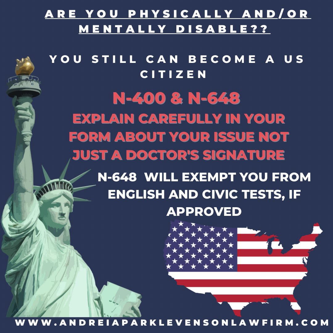 #uscitizen #N400 #disabledpeople #us #Immigrants #becominguscitizen #lawyer #hope #lawoffice #knowyourrights #lawyering