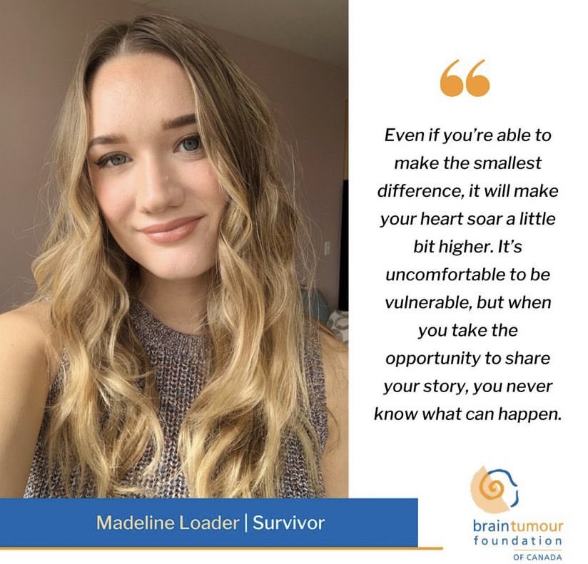 May is #braintumourawareness month. At 7:52 on @CTVMorningWPG we hear Maddy’s story. The brain tumour survivor is a volunteer this year with the Brain Tumour Walk and hopes record funds will be raised. Learn how you can help the <a href="/BrainTumourFdn/">Brain Tumour Fdn</a>, next.