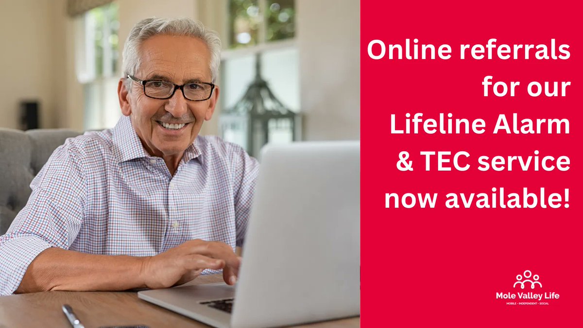 Did you know that you can now refer yourself or someone you know to our Lifeline Alarm and TEC service by completing our simple online form? ⌨️

To refer yourself or someone you know, please visit
💻buff.ly/3omAYAA

For more info on our services;
💻buff.ly/45xvSlq
