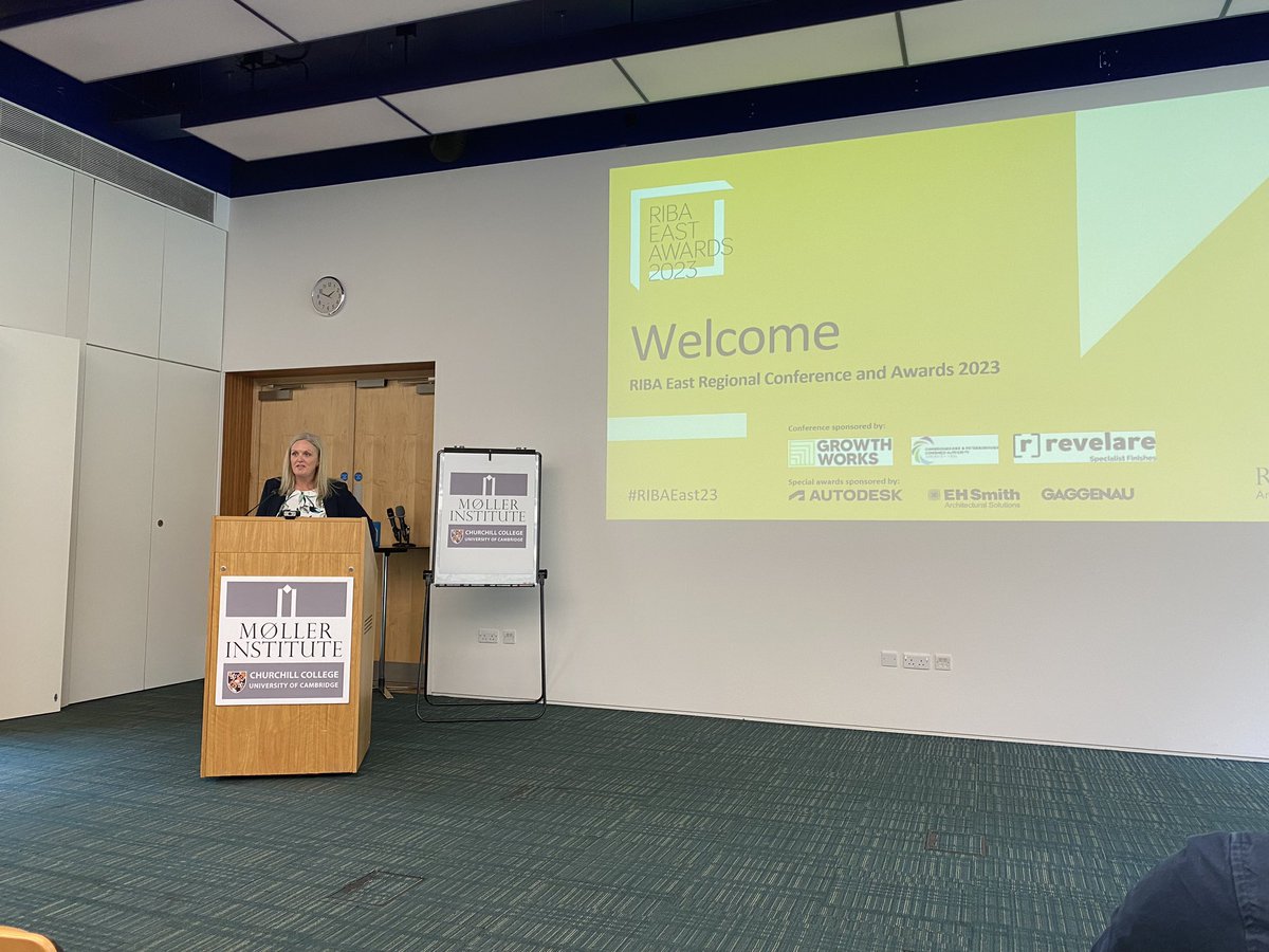 Tom Foggin (he/him) 🏳️🌈 (@tfoggin) on Twitter photo Time for the <a href="/RIBAEast/">RIBA East</a> Regional Conference and Awards 2023 - a great lineup of speakers introduced by Jerene Irwin @Jerene_i of <a href="/ChaplinFarrant/">Chaplin Farrant</a>. Happy to be here to support the event as current <a href="/RIBA/">Royal Institute of British Architects</a> Vice President Membership and local practitioner @RHPartnership #RIBAEast23 Time for the <a href="/RIBAEast/">RIBA East</a> Regional Conference and Awards 2023 - a great lineup of speakers introduced by Jerene Irwin @Jerene_i of <a href="/ChaplinFarrant/">Chaplin Farrant</a>. Happy to be here to support the event as current <a href="/RIBA/">Royal Institute of British Architects</a> Vice President Membership and local practitioner @RHPartnership #RIBAEast23