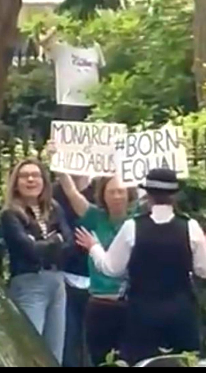 Word on the strt: #BigotryBarbie now have a new titled protest banner: #BornEqual.🤣🤣🤣🤣.