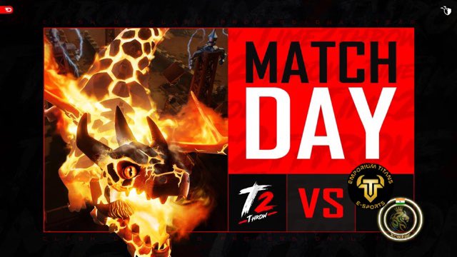 VAE_Official's tweet photo. ⚔️ MATCH DAY ⚔️ 
… starting in 30 MINUTES!

🔻 First War: 
@pilot51gaming - Ro64
vs. @emporiumtitans 

🔻 Second War: 
@cup_gladiators - Qual Ro32
vs. IND XCALIBAR

#Time2Throw | #ClashofClans https://t.co/eFMoYaD90P