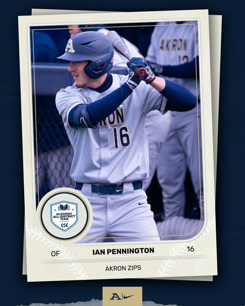 Akron Zips Baseball (@zipsbb) on Twitter photo Congratulations‼️👏 Cavey, Dietrich, Hara and Pennington for being named <a href="/CollSportsComm/">College Sports Communicators</a> 2023 Academic All-District🏆 #GoZips Congratulations‼️👏 Cavey, Dietrich, Hara and Pennington for being named <a href="/CollSportsComm/">College Sports Communicators</a> 2023 Academic All-District🏆 #GoZips