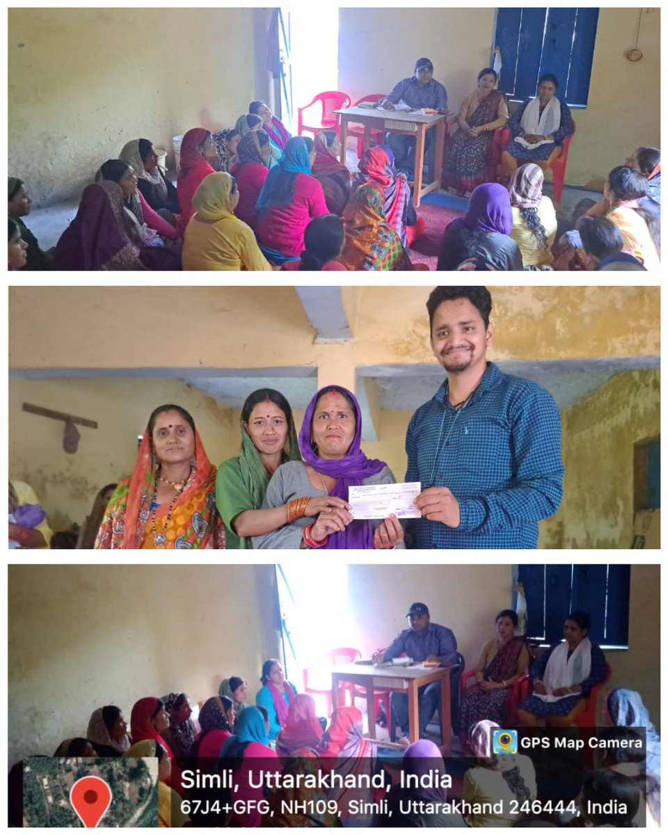 REAPChamoli's tweet photo. Today, on 25/05/2023, a meeting of village organization #Jai Badri Vishal was organized in #Simli under block #karanprayag, in which information about #REAP project, discussion on action plan and share money was discussed. @nitikakh22 @cdo_chamoli @ganeshjoshibjp @REAPUttarakhand https://t.co/a80KEmDoej