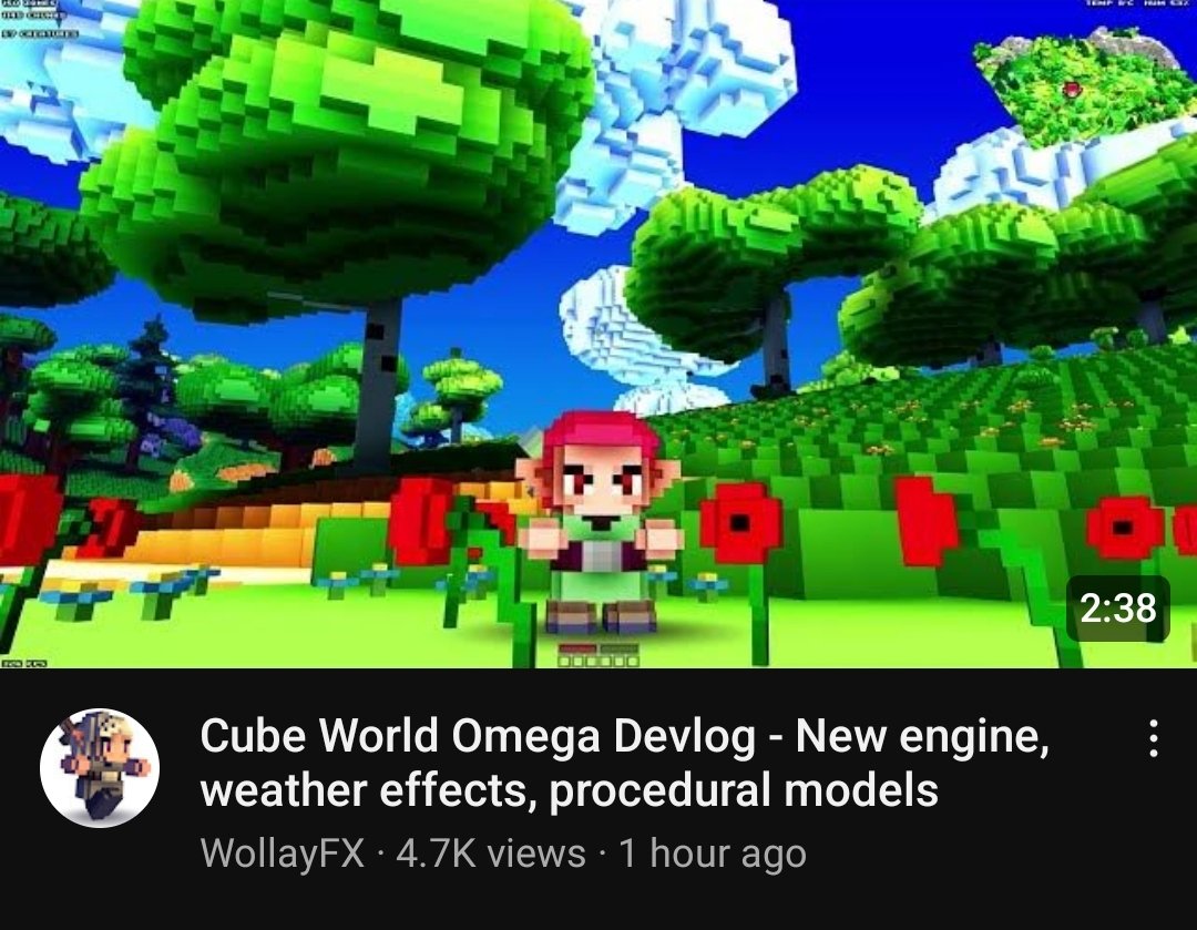 Tonster46346_'s tweet image. HE&apos;S BACK!!!!!!!!!!!! #CubeWorld