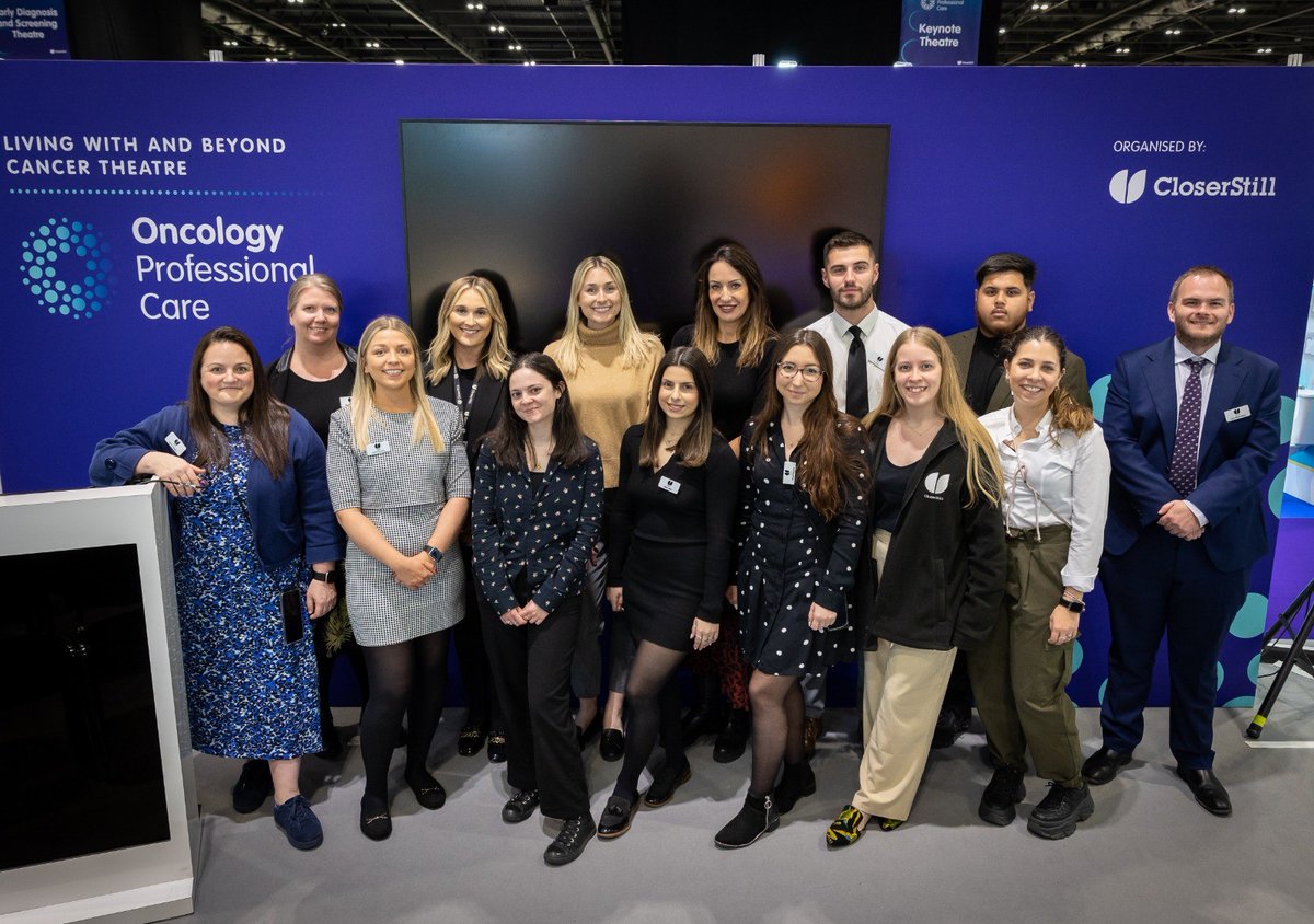 oncology_care's tweet photo. A massive thank you to the Oncology Professional Care and Genomics and Precision Medicine Expo team - the last two days have been a huge success and we couldn't have done it without you all 💜 #OPC23 #GenomicsPrecisionMedExpo https://t.co/dSDKDWe46L