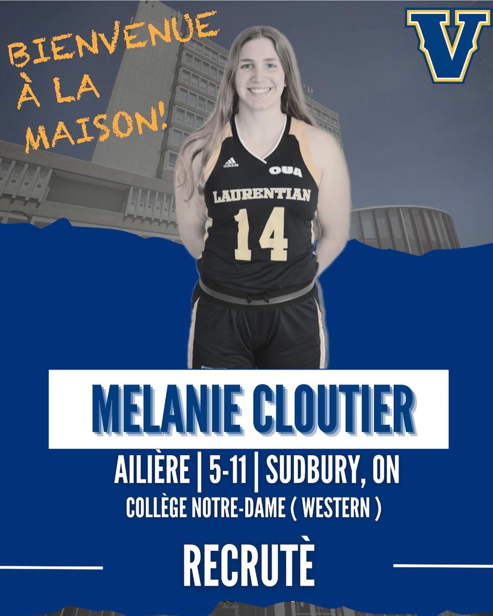 🚨COMMITMENT ALERT🚨 We are excited to welcome Melanie Cloutier to our program for 2023-2024! Congratulations and welcome to #veesnation💙💛 🚨ALERTE DE RECRUTEMENT🚨 Nous sommes ravis d’accueillir Mélanie Cloutier dans notre programme pour 2023-2024!