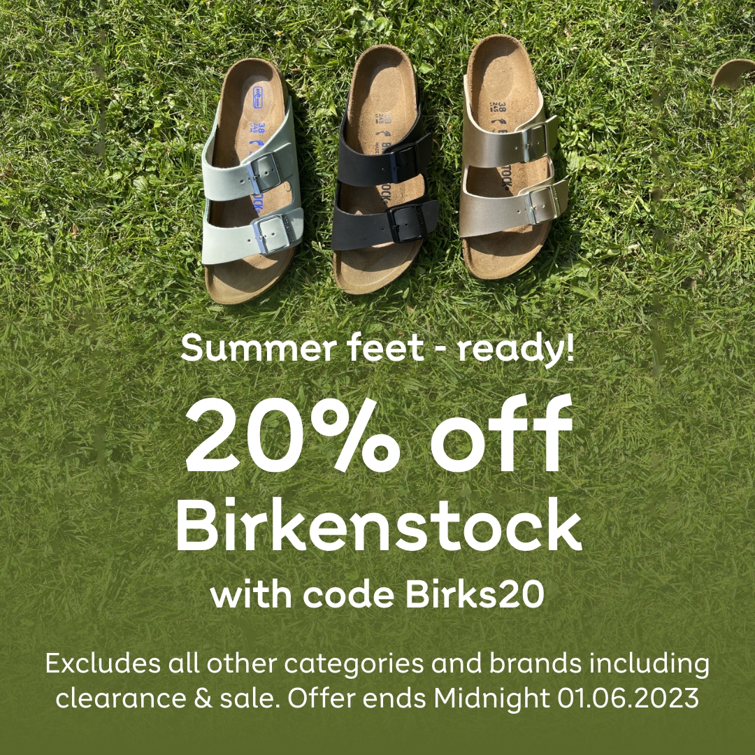 Did somebody say DISCOUNT 👀. Use code BIRKS20 for 20% off all Birkenstocks. Offer valid until midnight June 1st. Shop here - bitly.ws/FwNL