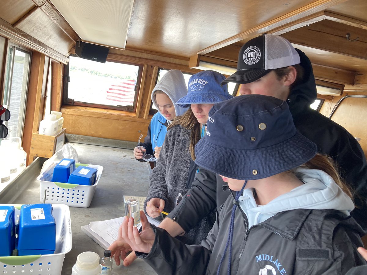 Science on Seneca today with Gemini Environmental Science.  #wearemidlakes #HWS