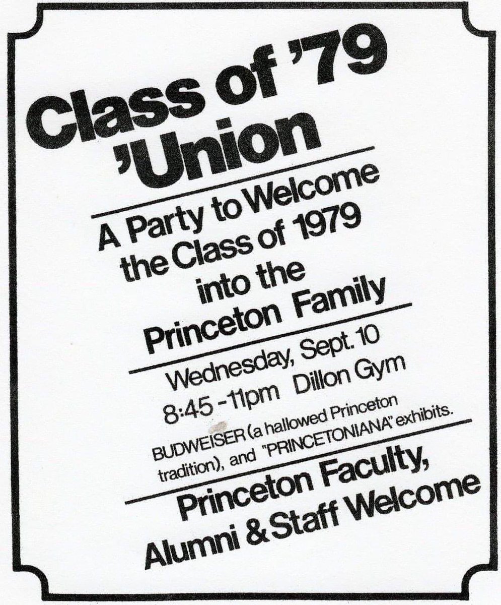 Pton1979's tweet photo. #79isFamily
Happy Re-Union Weekend, everybody!
#PrincetonU #PrincetonReunions #PrincetonAlumni https://t.co/Pj2sd9tJnR