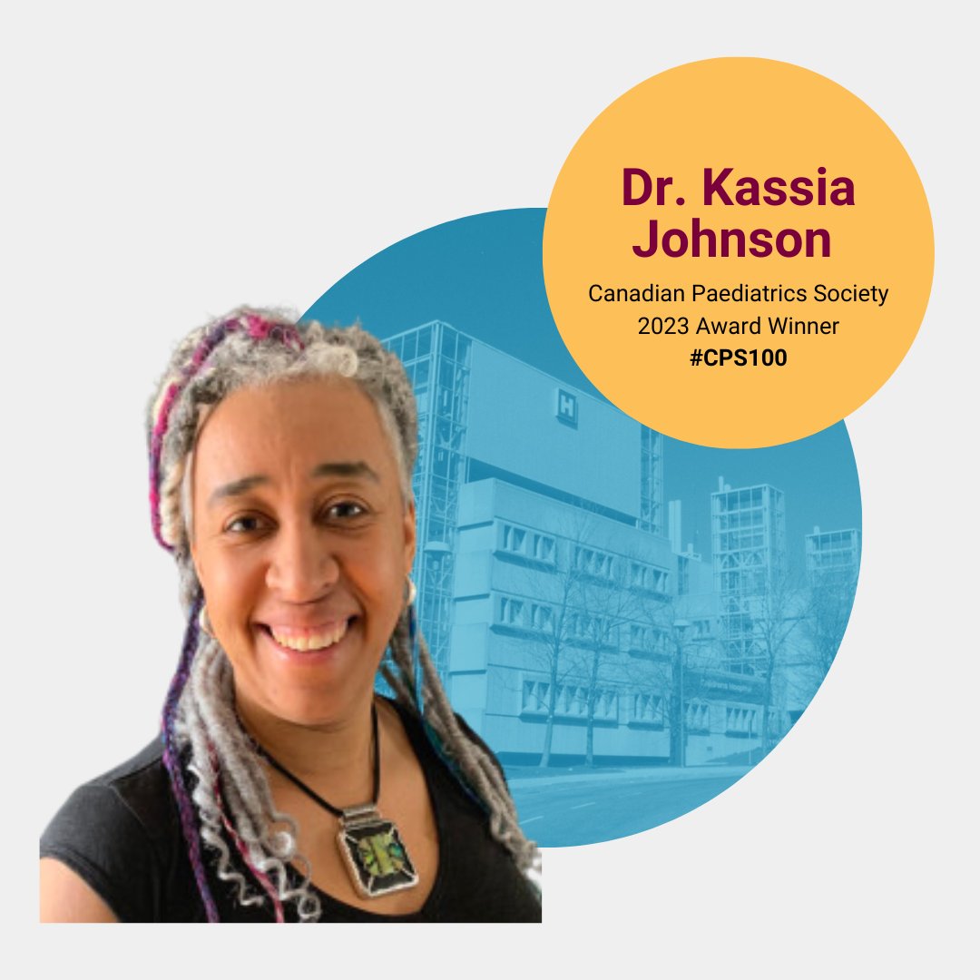 Dr. Kassia Johnson is a phenomenal advocate and agent of change in our community. We’re proud of her work and thrilled she is being recognized with the 2023 @CanPaedSociety Danielle Grenier Member Recognition Award.

#CPS100 #PeopleOfPediatrics