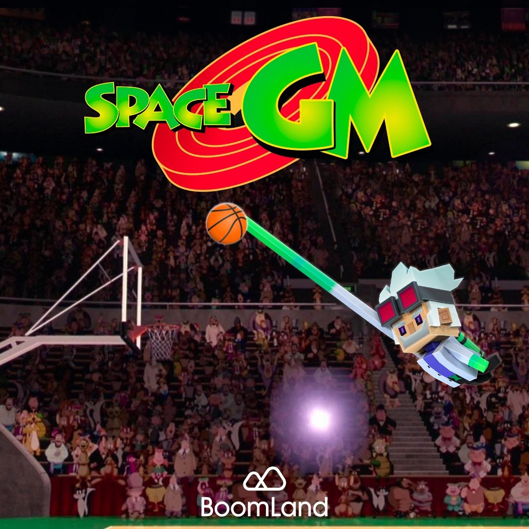 BoomLandGames's tweet photo. OG Landers, any flashbacks on this movie with Michael Jordan? 🏀

Space GM to you all 💜

Let this day be COSMIC for you ✨ https://t.co/baLH8R8TGn