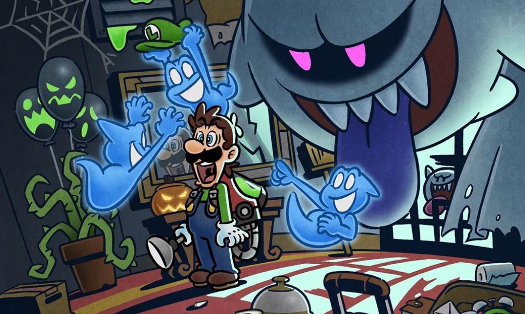 Luigi in promotional artwork for the game.

[ Luigi's Mansion 3 ]
#luigi