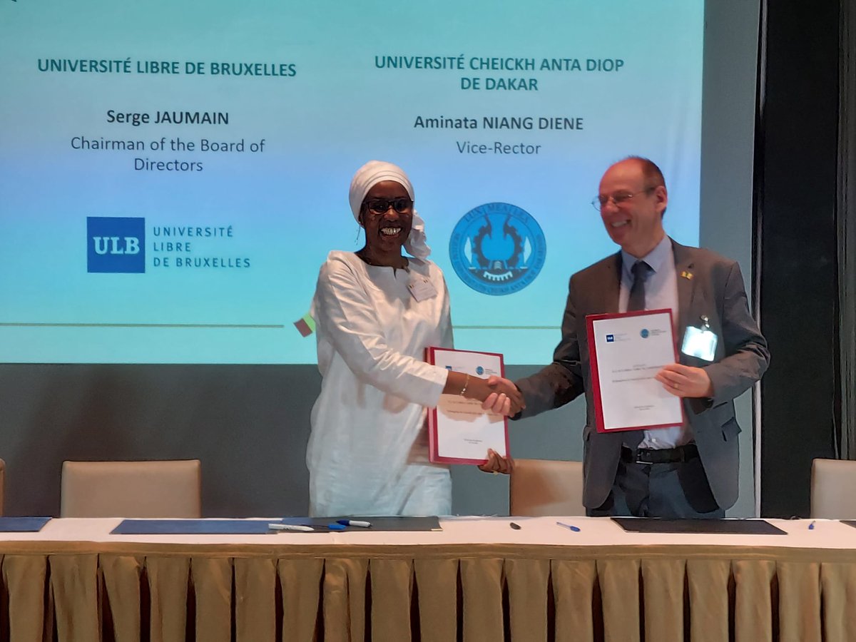 ULBDBO's tweet photo. The new @TROPIMUNDO & #BEVT Trajectories with full semester at @UCAD_Senegal are a fact
🌴🐾
Congratulations to @Praminataniang @jaumain_serge @GoudiabyDiouf and @fdahdouh1 for having pushed through.
@ULBSciences @ULBruxelles
Photo courtesy of Thierry De Coster #ULBCooperation https://t.co/Wb6zQoH37p