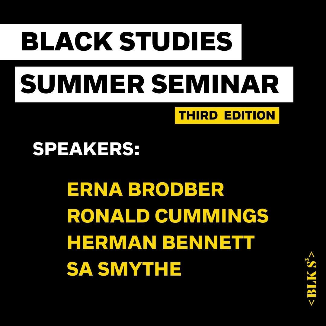 The third edition of the Black Studies Summer Seminar is themed Black Memory and Archives. Join them from May 29 - June 2 for three free, public, online keynote addresses. 

Register today 💻 buff.ly/3IF5Z9v @tdotpioneers #UofT #BlackResearchNetwork
