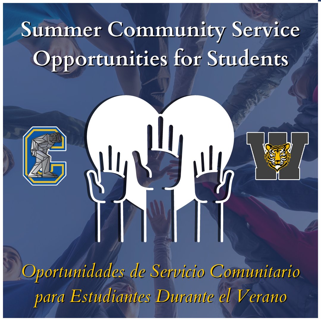 Summer Community Service Opportunities for Students
bit.ly/3qcv1qj
