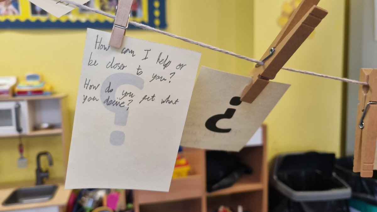 MrsSarahLSharpe's tweet photo. Children asking questions in our prayer space for #thykingdomcome @PGPSchool today https://t.co/1WQbZJS4Ku