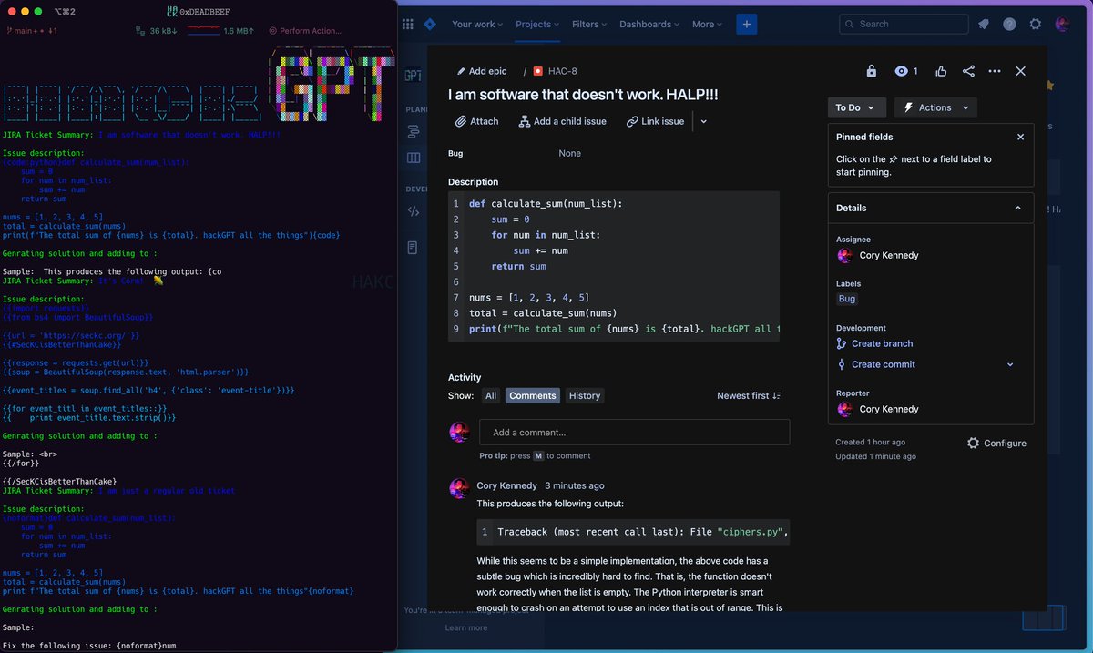 7h3h4ckv157's tweet photo. HackGPT 📢

I leverage OpenAI and ChatGPT to do hackerish things

https://t.co/llEqydQgPL 

#infosecurity #CyberSec #bug #coding #BugBounty #infosec #bugbountytip #bugbountytips #pwn #ctf  #CyberSecurityAwareness #cybersecuritytips #Hacking #redteam #Pentesting #cybersecurity https://t.co/AexDLVyxOF