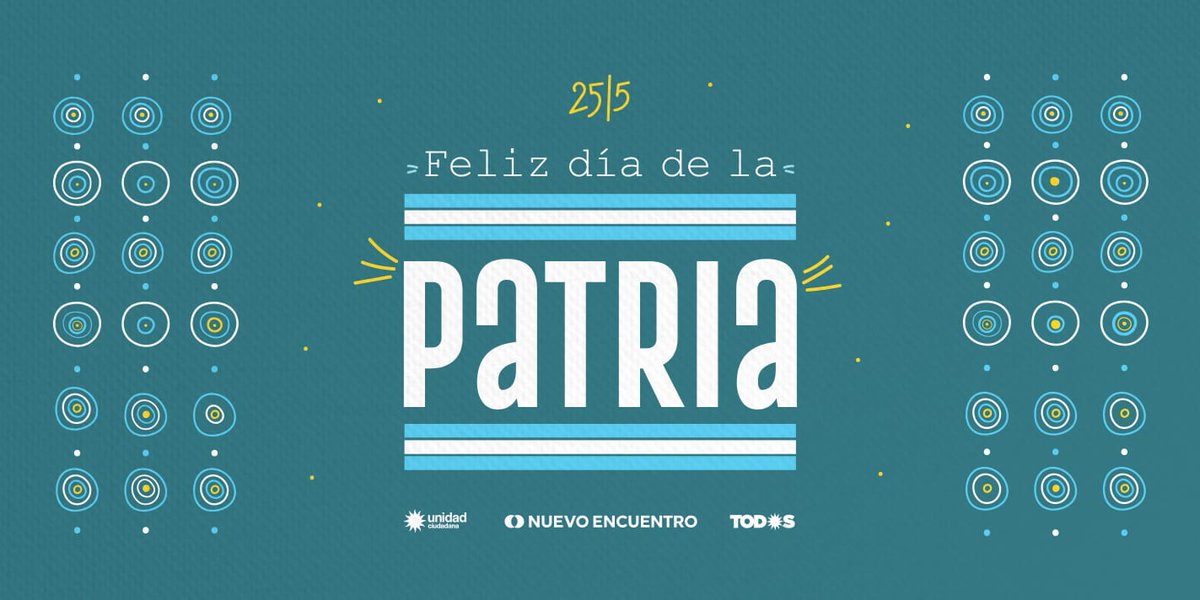 AntolinMagallan's tweet photo. Feliz Día de la Patria Nuestra, de esa que amamos, que recorremos, construimos y por la que militamos de sol a sol para que sea aquella por la que lxs Patriotas y tantxs crxs a lo largo de la historia dieron la vida. 

#25DeMayo
#DiaDeLaPatria https://t.co/iV0i8DbcUQ