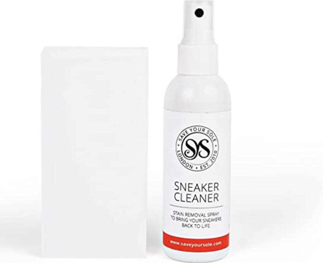 saveyoursole's tweet image. THE PERFECT CLEANING DUO FOR WHITE LEATHER TRAINERS or SNEAKERS 👟🤍

The Sneaker Cleaner Kit includes a Sneaker Cleaner Spray with a Magic Sponge. The perfect duo to help keep your favorite sneakers looking their best!  The shoe cleaner spray is specially made for white leather