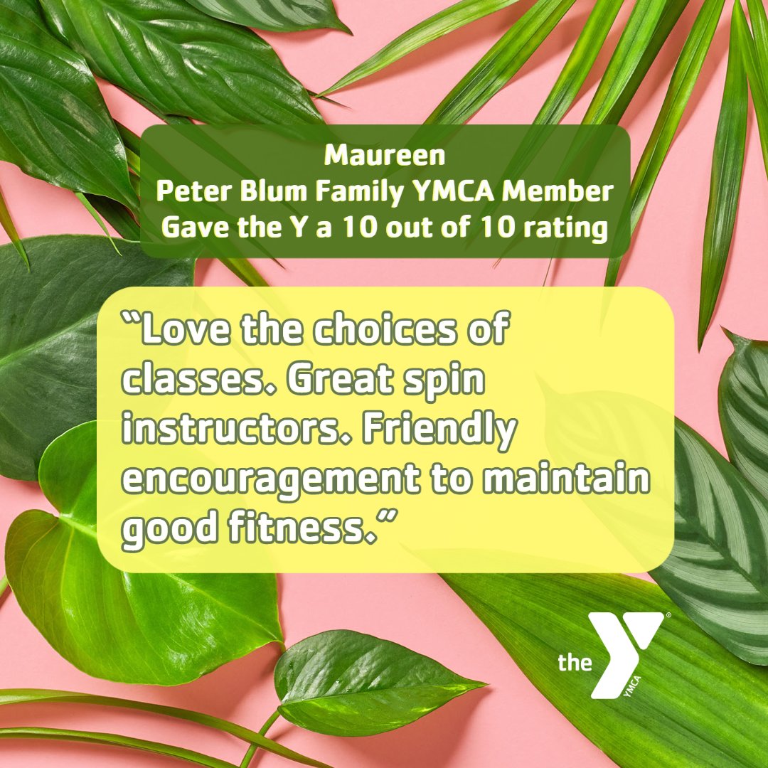 YMCAofSPBC's tweet photo. On this #Thankful Thursday, our Peter Blum Family Y is appreciative for Maureen who shared this gracious #review of our YMCA! View all member #feedback here: https://t.co/4Ugr3UXLm6 

#thankfulthursday #BocaY #ymcaspbc #shoutout #Yfamily #Ymember #positive https://t.co/hLVlTv6HBw