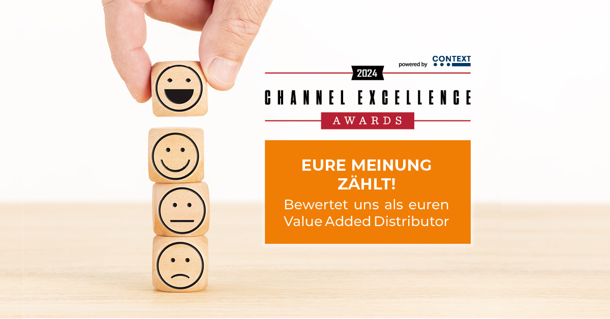 Eure Meinung zählt!
Lasst uns wissen, ob wir einen guten Job machen - In der ChannelPartner-Umfrage könnt ihr uns bis 31. Mai 2023 bewerten. 

👉 survey.alchemer.com/s3/7307149/a22…

#sysob #ChannelPartner #CONTEXT #JetztBewerten #Distribution #ValueAddedDistributor #ChannelExcellenceAwards