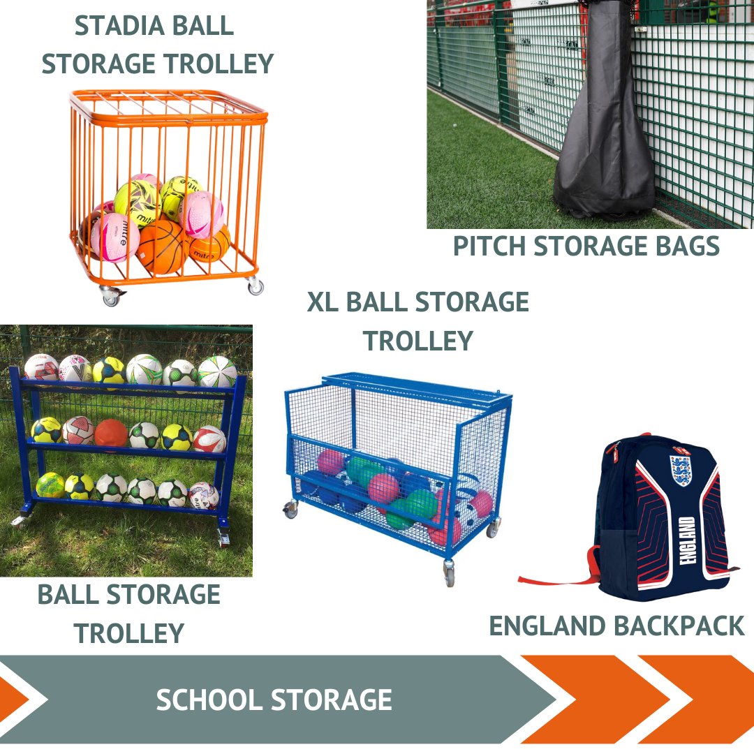 StadiaSports's tweet photo. Keep your #sportsequipment tidy at your #school! ⚽️

From #balltrolleys to storage bags, backpacks to #kitbags, we've got a fantastic range of School Storage products to keep your #sportshall organised!

Check our range here;
https://t.co/fP7CfqOWUh https://t.co/kJNKSpJgRC