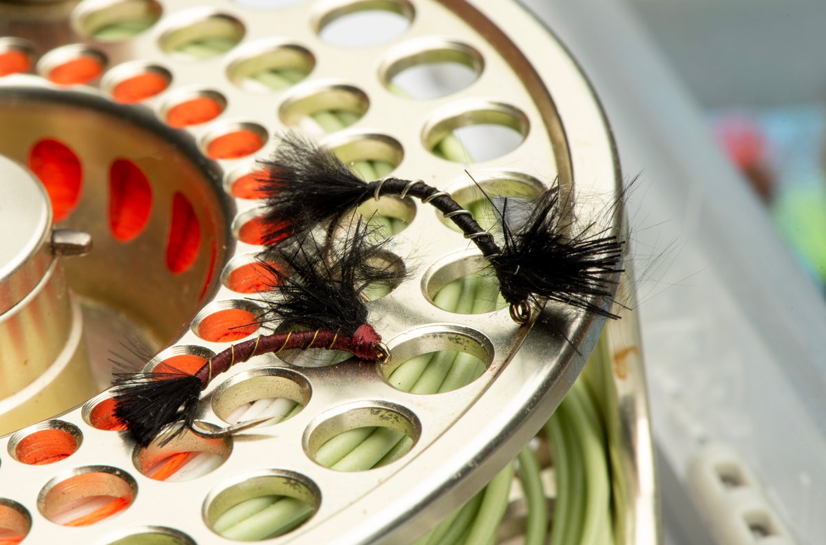 All about the Difik Buzzer, invented by a marmalade magnate, whose first love was angling and entomology . How to tie it, how to fish it, in the June issue. #flyfishing #buzzers #buzzerfishing #midges #difik #millofcriggie #robertsonsjam #entomology #flytying #movement #ffft