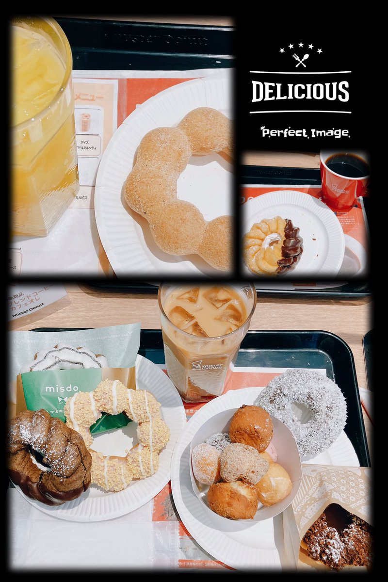 近くにミスドがなくなってから食べ放題でたくさん食べたくなる時があって今日行ってきた🍩✨お目当ての抹茶がなかったのが残念だったけど…満足です☺️ https://t.co/9zQAsDlgKc