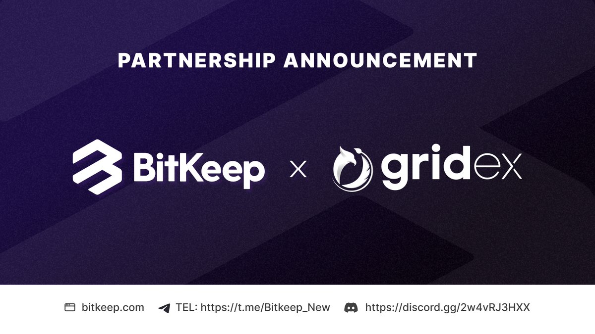 BitgetWallet's tweet photo. 🥂 We're excited to announce a partnership with @GridexProtocol!  
🤩 #Gridex is the first fully on-chain order book trading protocol for the #Ethereum ecosystem.  
🤝 #BitKeep wallet support is now available on @d5exchange!

Check it out on BitKeep now 👉 https://t.co/V2s1S8e9Sv https://t.co/3cWUrbUyX5