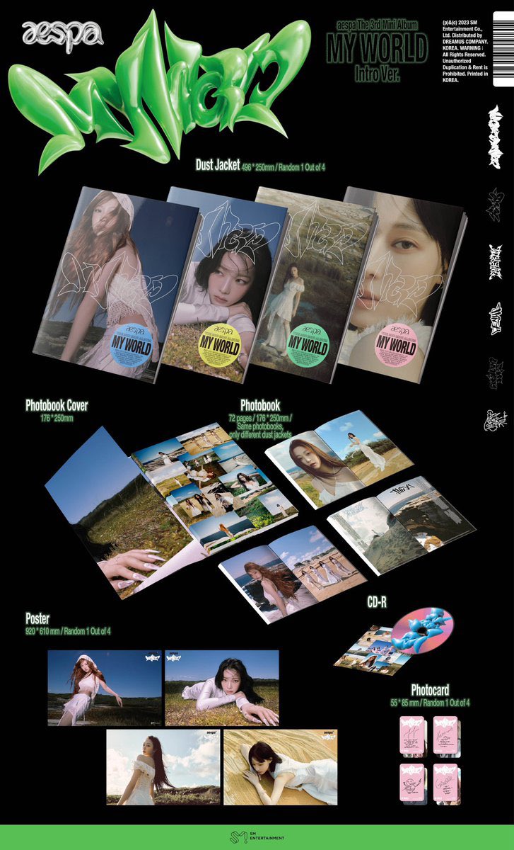 rinasells's tweet photo. AESPA MY WORLD ALBUM PH GIVEAWAY 

1 winner of intro version (random cover) sealed

- like and retweet
- mbf
- ph only, winner will shoulder the sf
- ends on 06/05 https://t.co/6cUEc8pbMF