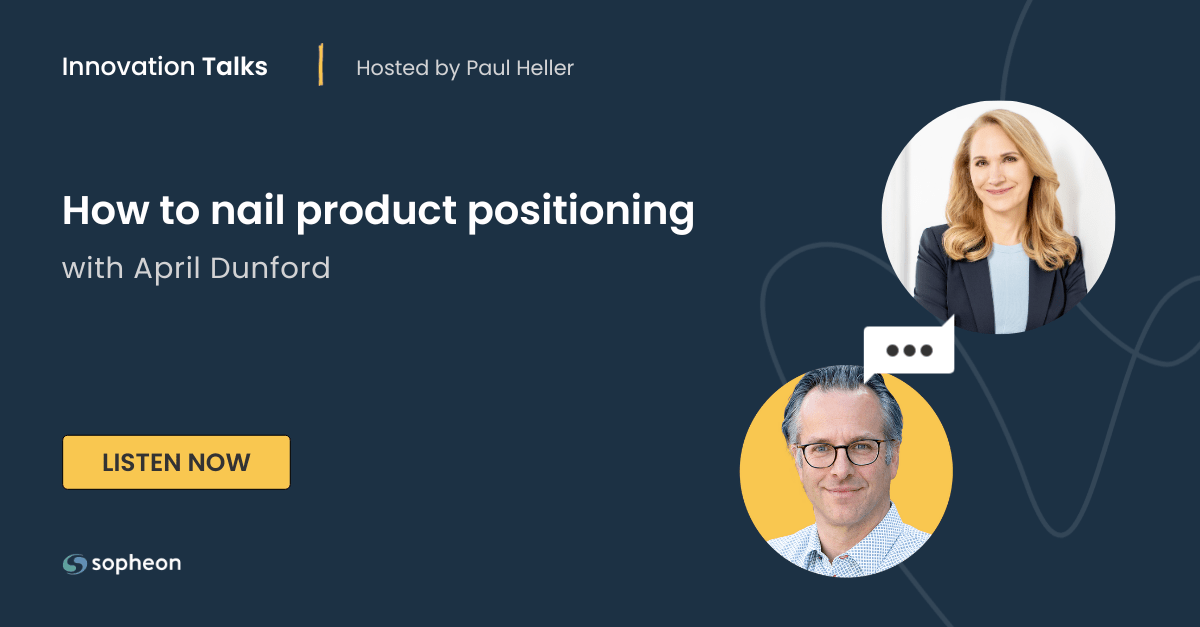 Sopheon's tweet photo. Looking to unlock the secrets of product positioning? 🎯 Then join Innovation Talks on an insightful journey with the incredible April Dunford.
Listen now: https://t.co/nhxRUkir5L
#ProductManagement #Innovation #ProductPositioning https://t.co/SmjHmzvz5u
