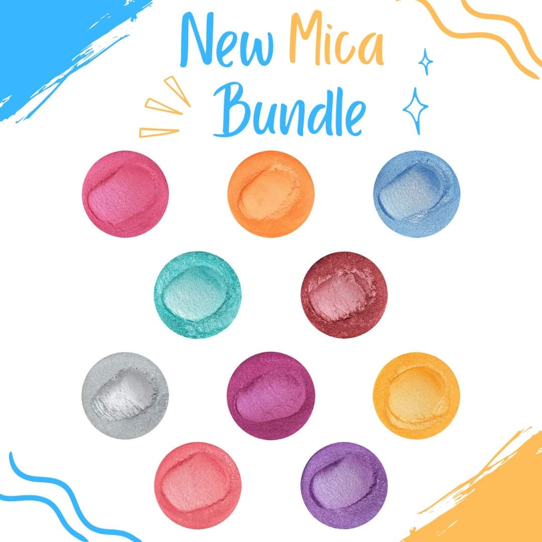 New Mica Bundle now available 🤩

10 Mica Set in 10g bags for the price of 8.

trulypersonal.co.uk

#waxmelts #waxtarts #wax #waxmeltaddict #candlemaker #candle #soywax #waxcommunity #candleshop #waxaddict #candlemakers #candlemaking #candleseason #scentedcandles #candleshop