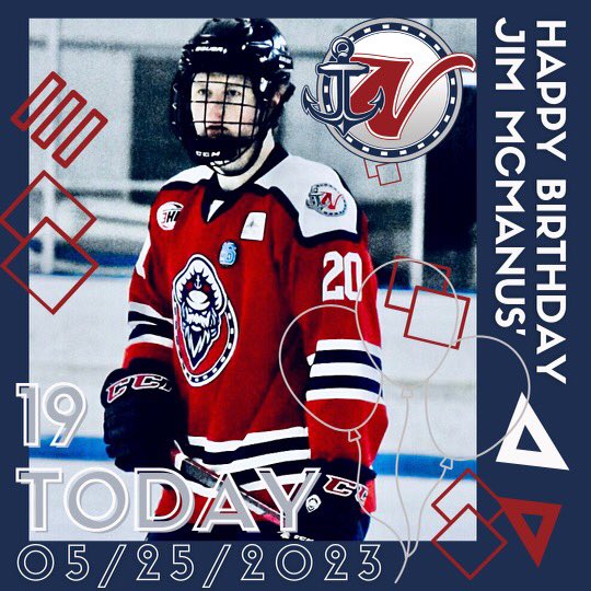 Happy nineteenth birthday to Sea Captains defenseman Jim McManus!
🎁🎈🎉🎂
#FTETTS⚓️
<a href="/AshburnXtreme1/">Ashburn Xtreme</a>