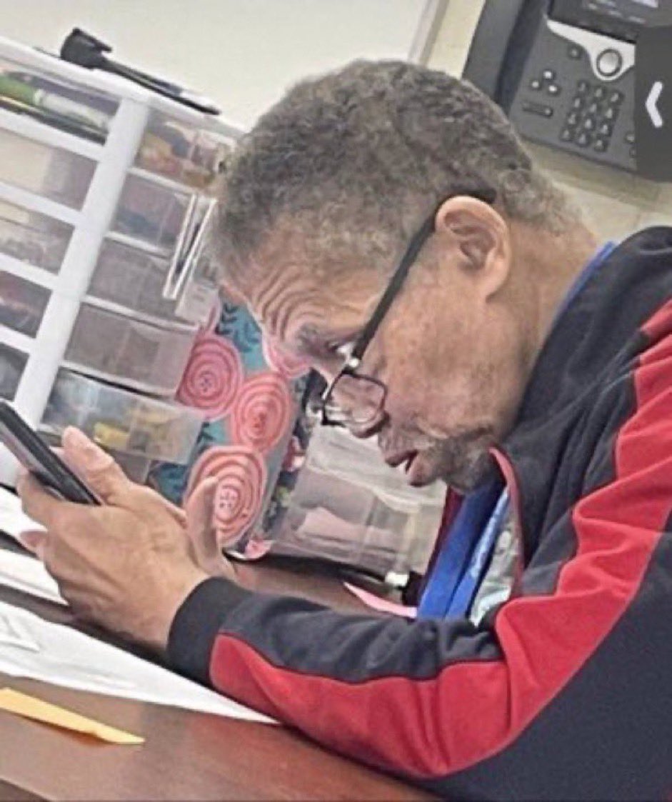 Scrolling through after a minute off