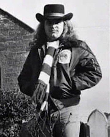 JeremyXWagner's tweet photo. Ronnie Van Zant’s 1976 Texas Hatters Hi-Roller® hat and 1976 tour jacket have been reunited.
They now reside in my 70’s-era @Skynyrd museum.
#RonnieVanZant #LynyrdSkynyrd #TexasHatters #TexasMasterHatters #KevinElson #SouthernRock #RVZ #1976 #Music #History #Memorabilia #RVZ https://t.co/Ref1auliit