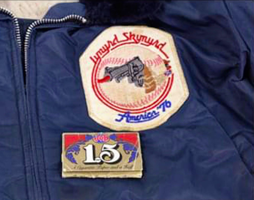 JeremyXWagner's tweet photo. Ronnie Van Zant’s 1976 Texas Hatters Hi-Roller® hat and 1976 tour jacket have been reunited.
They now reside in my 70’s-era @Skynyrd museum.
#RonnieVanZant #LynyrdSkynyrd #TexasHatters #TexasMasterHatters #KevinElson #SouthernRock #RVZ #1976 #Music #History #Memorabilia #RVZ https://t.co/Ref1auliit